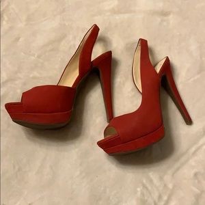 Red stiletto heels